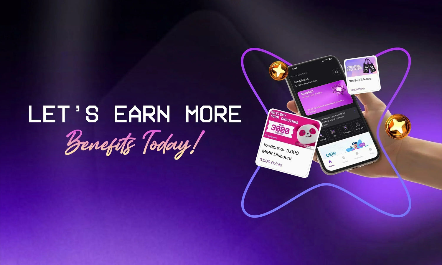 Let’s Earn More Benefits Today!