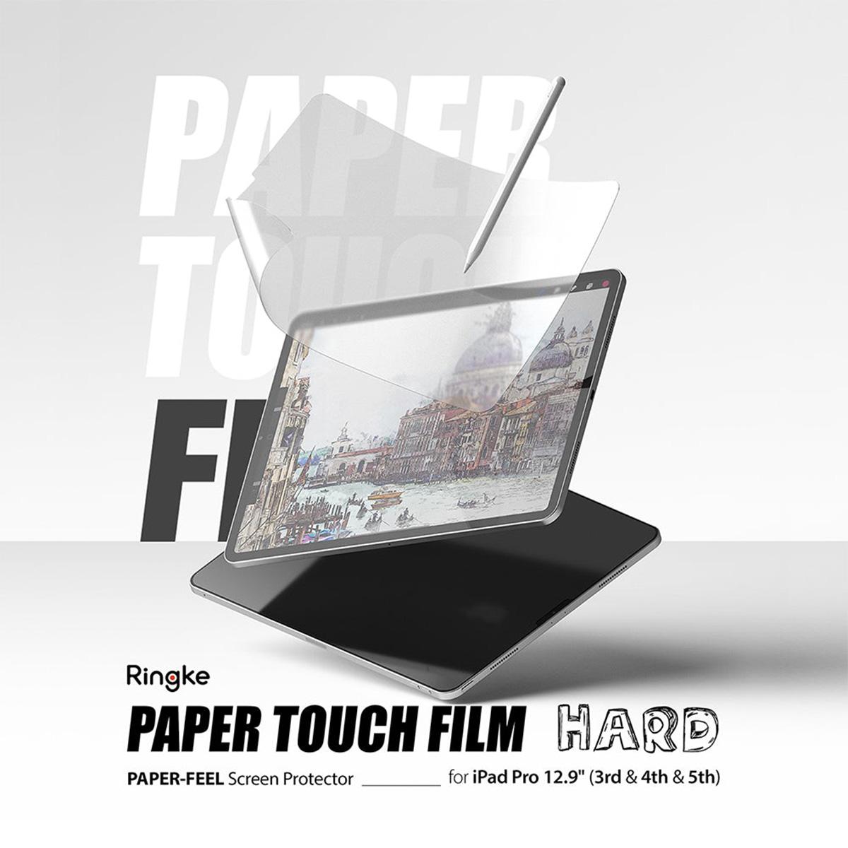 Ringke Paper Touch Film Hard Screen Protector For iPad Pro 12.9" (2018-2021) - XtraSure | Apple Authorized Reseller in Myanmar