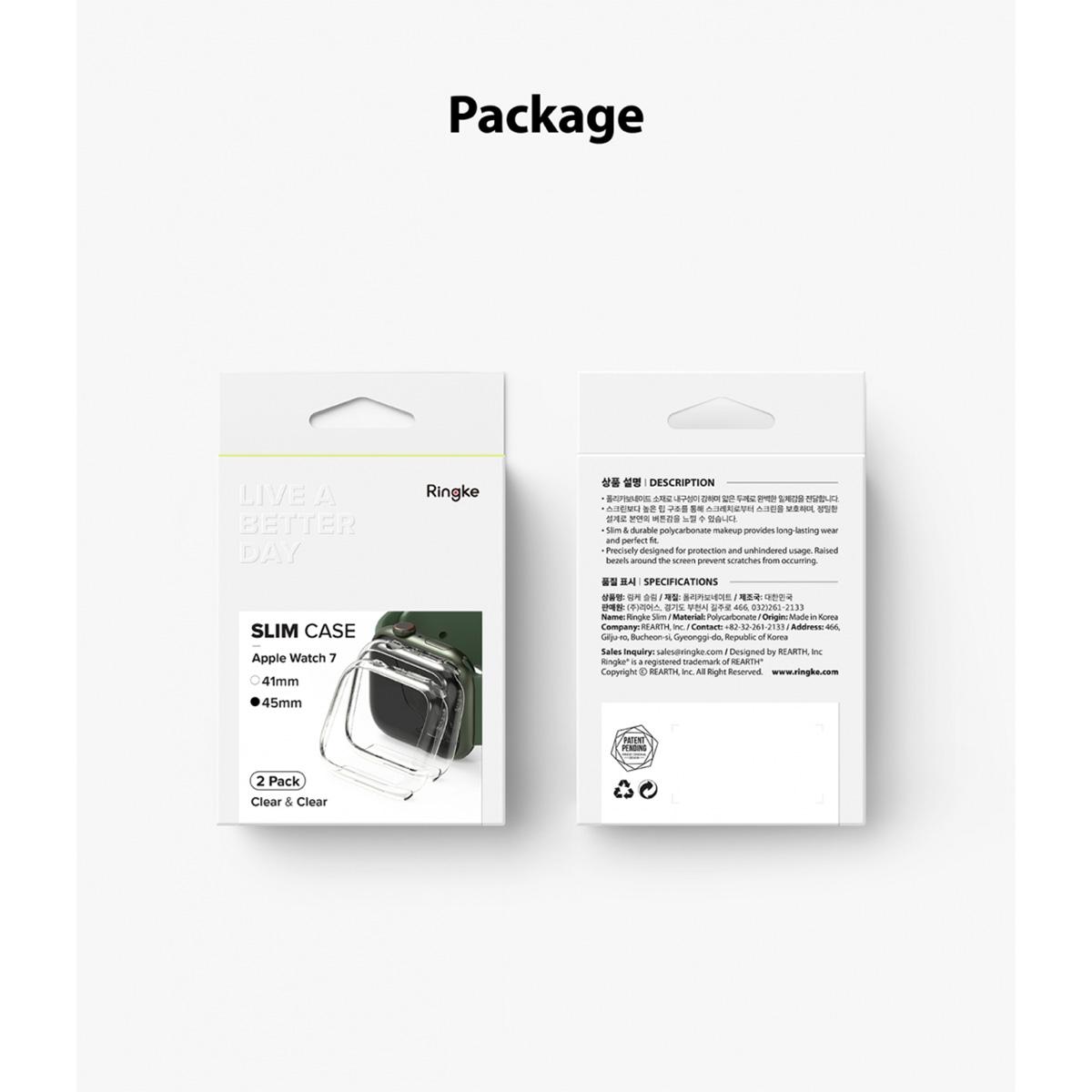 Ringke Slim Case For Watch Series 7/8/9 - XtraSure | Apple Authorized Reseller in Myanmar