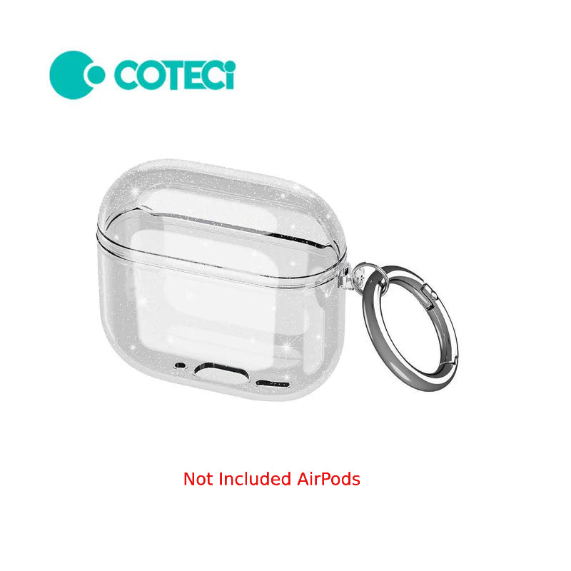 COTECi Crystal Transparent Protective Case for AirPod 4 - XtraSure | Apple Authorized Reseller in Myanmar