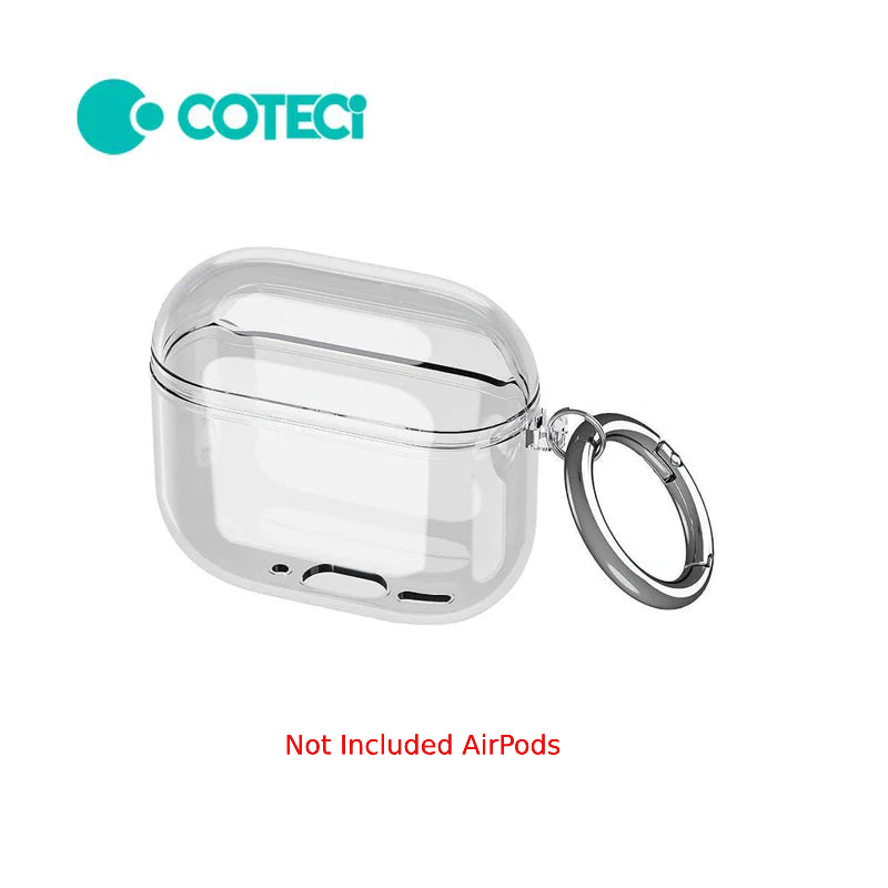 COTECi Crystal Transparent Protective Case for AirPod 4 - XtraSure | Apple Authorized Reseller in Myanmar
