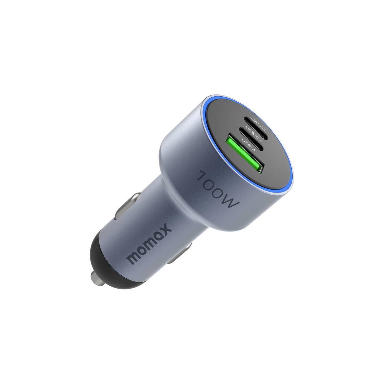 Momax MoVe 100W Triple Fast Charge Car Charger (UC17E) - XtraSure | Apple Authorized Reseller in Myanmar
