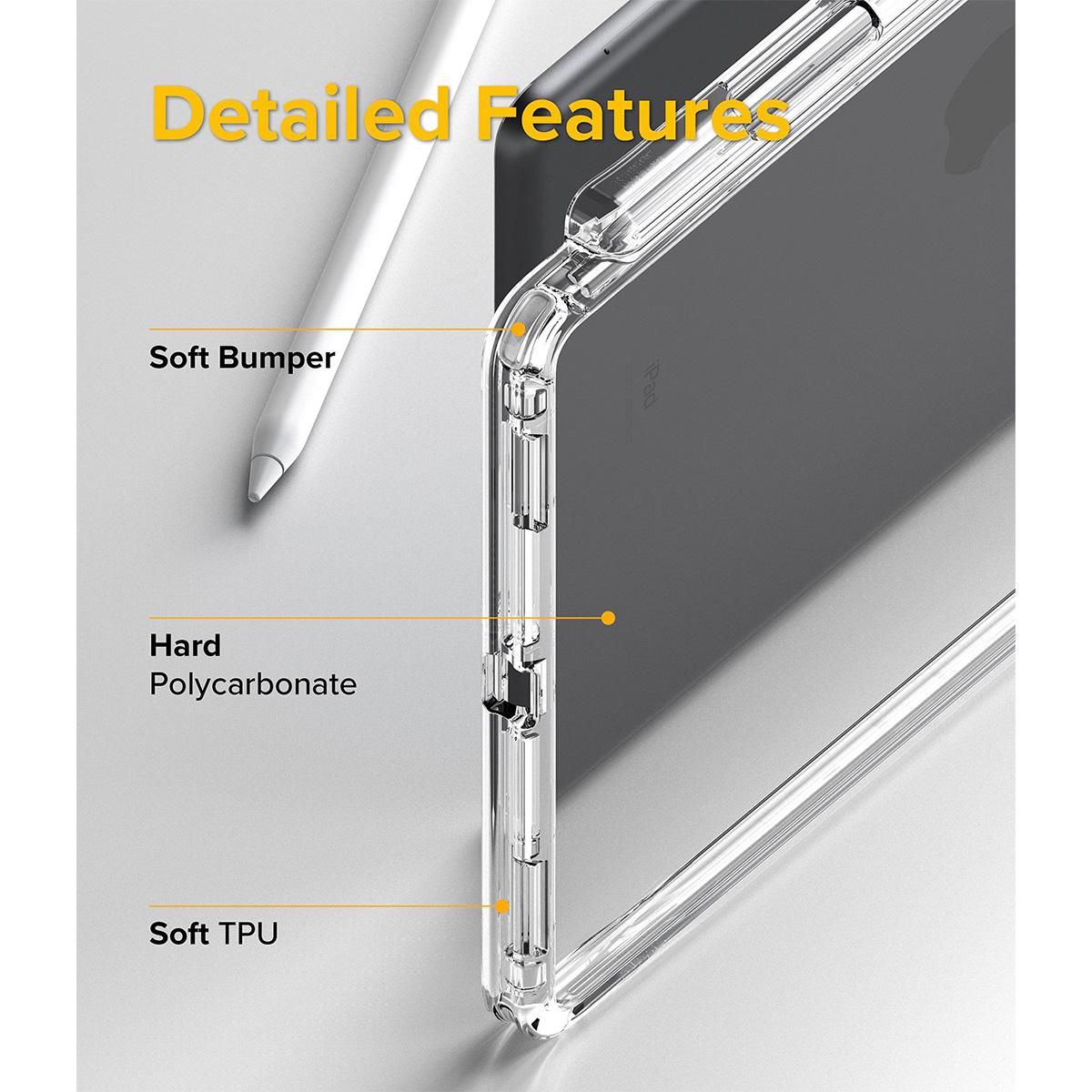 Ringke Fusion+ Clear Case for iPad 9th Gen (10.2″/7/8) - XtraSure | Apple Authorized Reseller in Myanmar