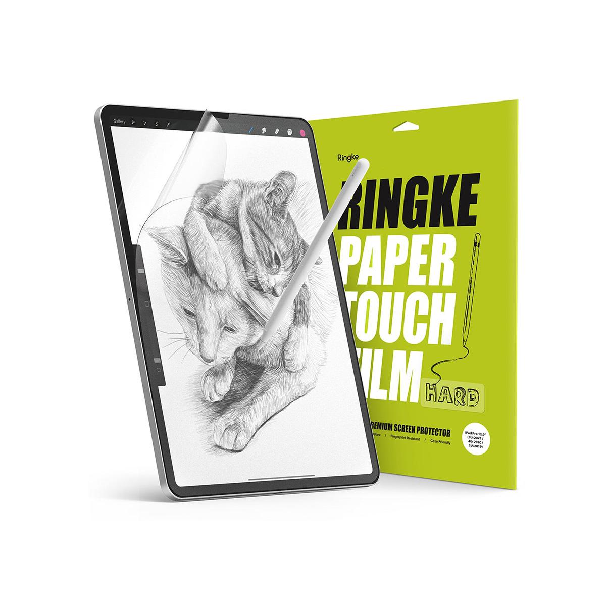 Ringke Paper Touch Film Hard Screen Protector For iPad Pro 12.9" (2018-2021) - XtraSure | Apple Authorized Reseller in Myanmar