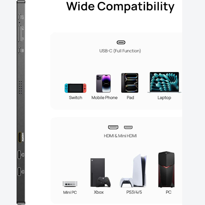 ARZOPA A1M 17.3 inch Portable Monitor