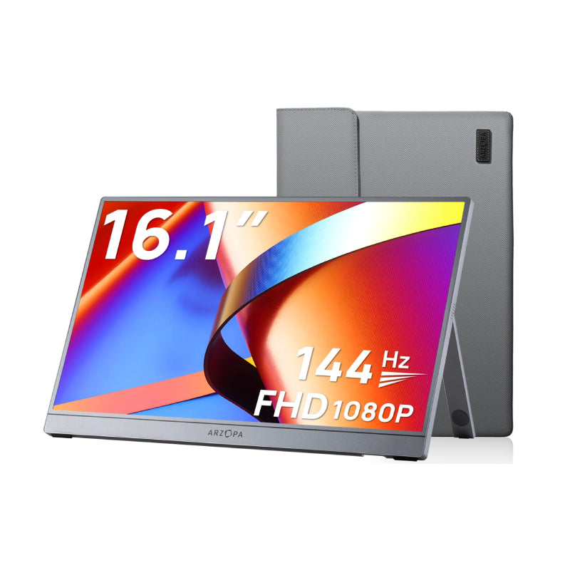 ARZOPA Z1FC 16.1 inch Portable Monitor With Sleeve Bag