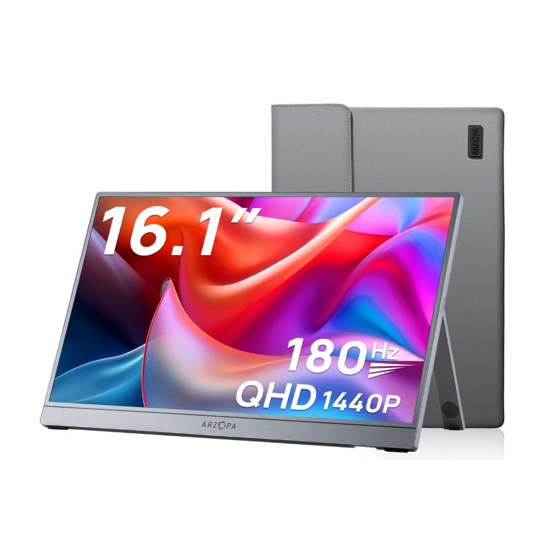 ARZOPA Z3FC 16.1 inch Portable Monitor with Sleeve Bag