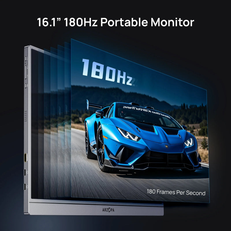 ARZOPA Z3FC 16.1 inch Portable Monitor with Sleeve Bag