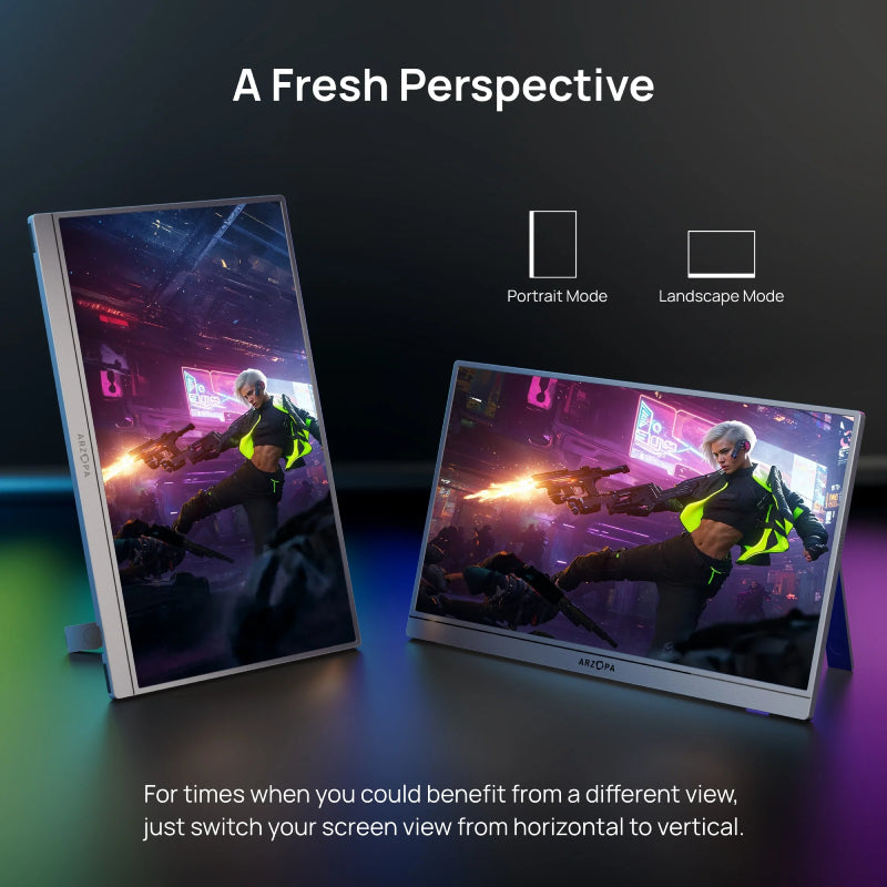 ARZOPA Z3FC 16.1 inch Portable Monitor with Sleeve Bag