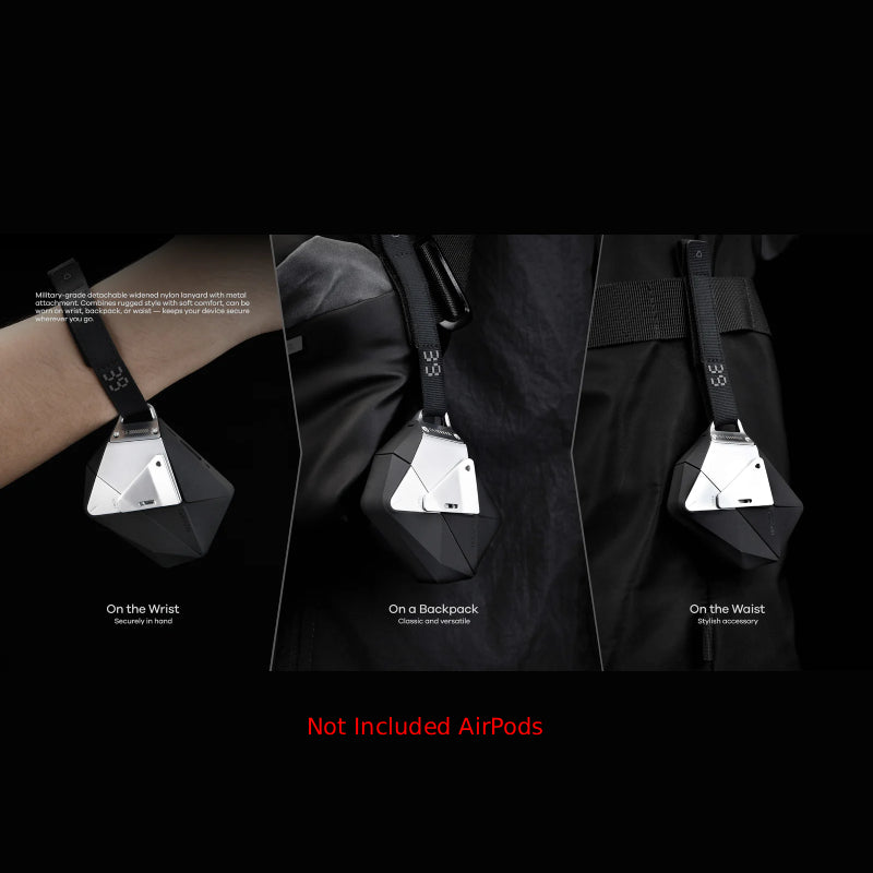 AULUMU A39 Geometric Case for AirPods Pro 3