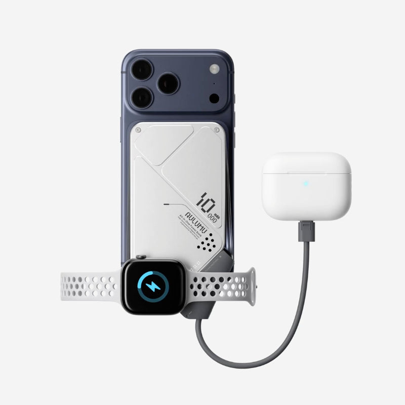 AULUMU M10 10000mAh Multi-Charging Dual-Mag Power Bank