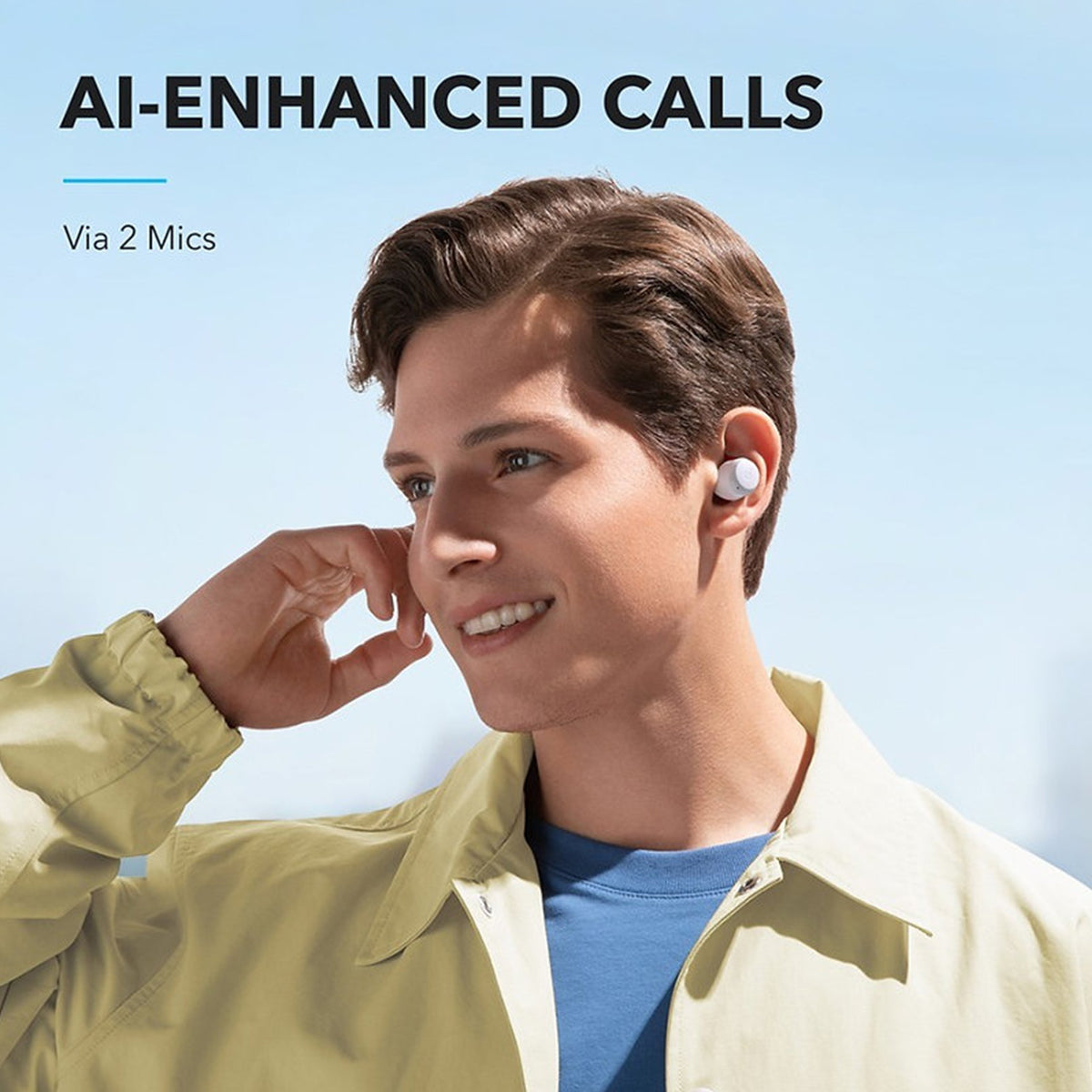Anker Soundcore True Wireless Earbuds A20i (White) - XtraSure | Apple Authorized Reseller in Myanmar