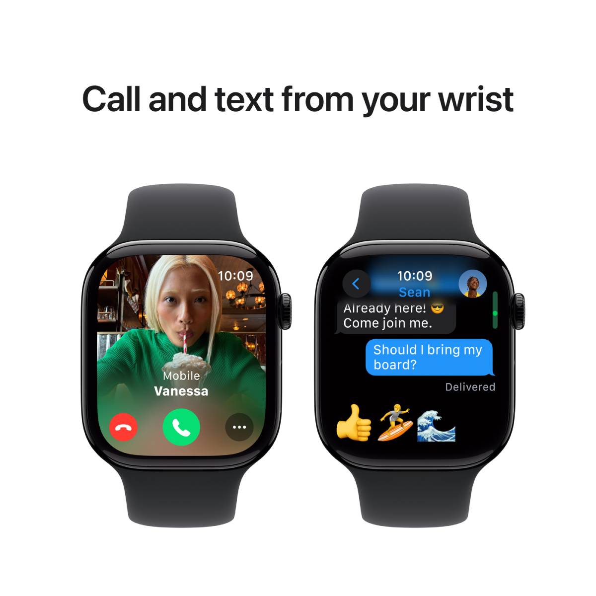 Apple Watch Series 10 GPS, 46 mm Jet Black Aluminium Case with Black Sport Band – MWWQ3 (M/L) - XtraSure | Apple Authorized Reseller in Myanmar