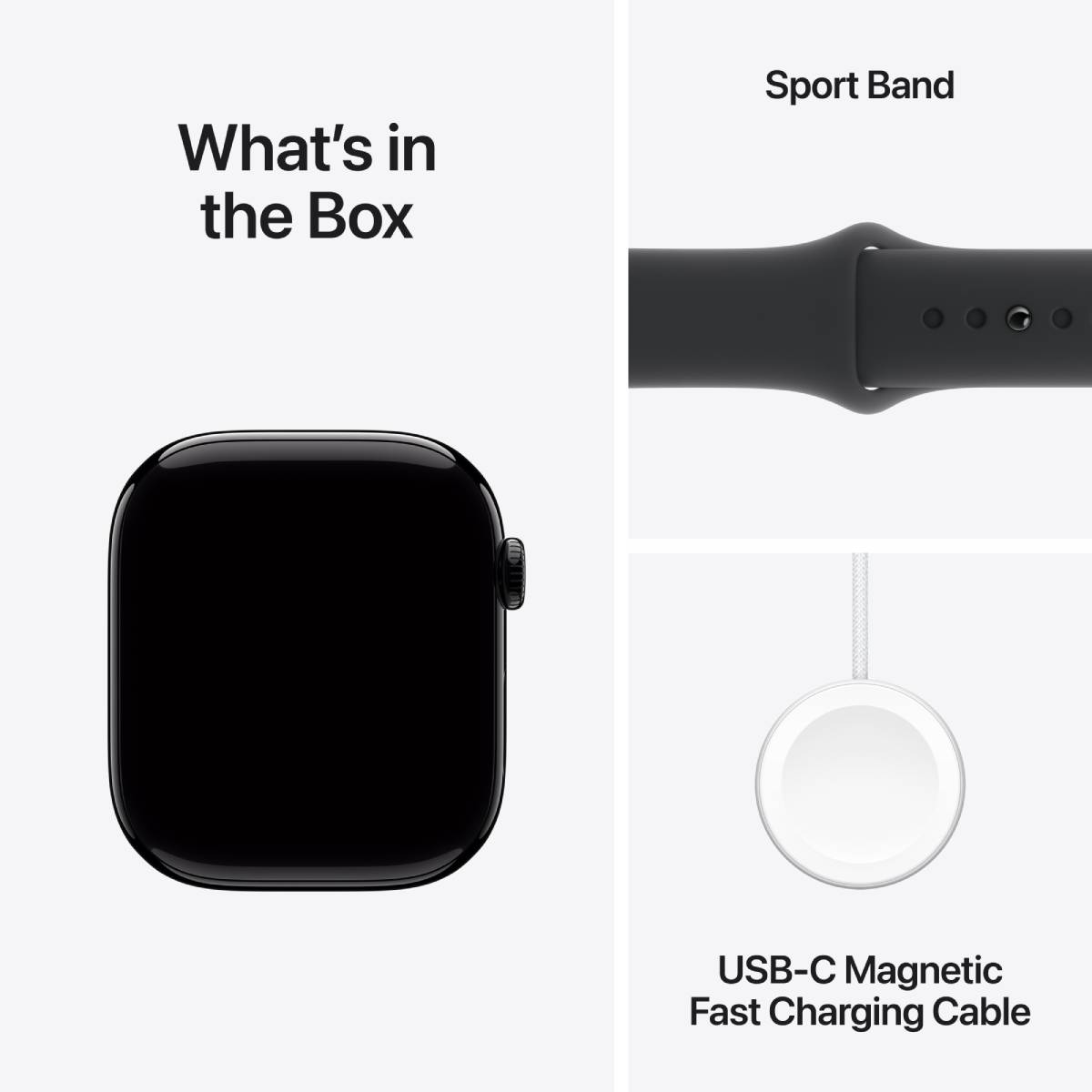 Apple Watch Series 10 GPS, 46 mm Jet Black Aluminium Case with Black Sport Band – MWWQ3 (M/L) - XtraSure | Apple Authorized Reseller in Myanmar