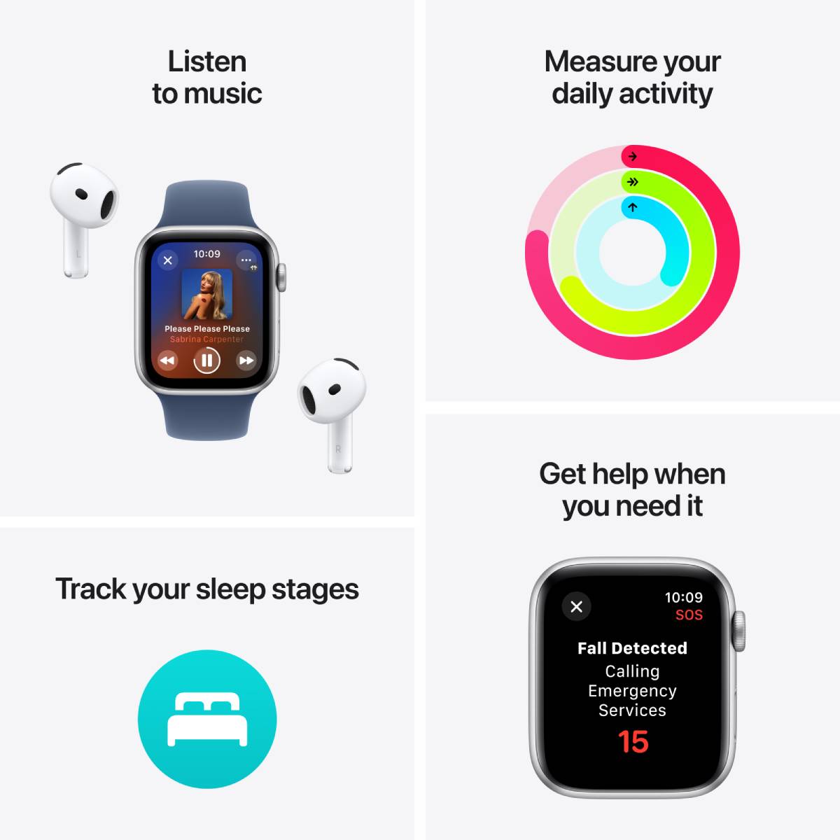 Apple Watch Series SE 2nd Gen GPS, 40mm Midnight Aluminium Case with Midnight Sport Band – MXE73 (S/M) 2024 - XtraSure | Apple Authorized Reseller in Myanmar