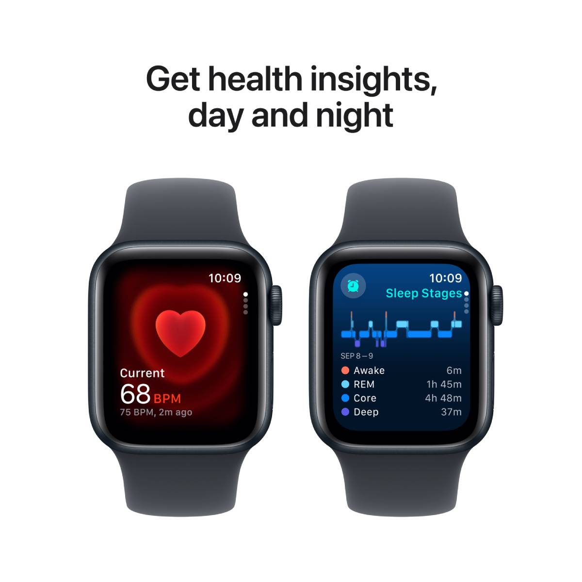 Apple Watch Series SE 2nd Gen GPS, 40mm Midnight Aluminium Case with Midnight Sport Band – MXE73 (S/M) 2024 - XtraSure | Apple Authorized Reseller in Myanmar