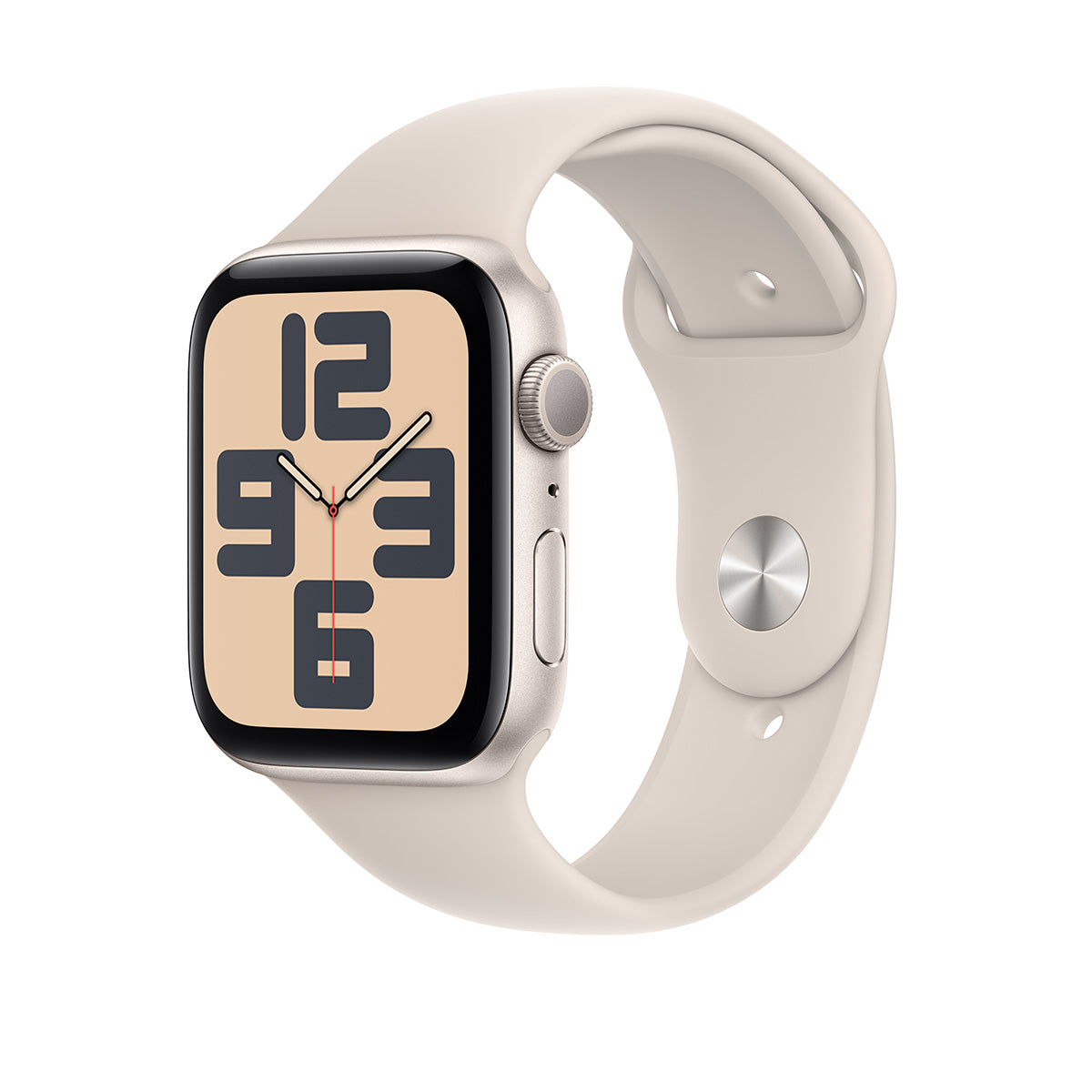Apple Watch Series SE 2nd Gen GPS, 40mm Starlight Aluminium Case with Starlight Sport Band – MXEF3 (S/M) 2024