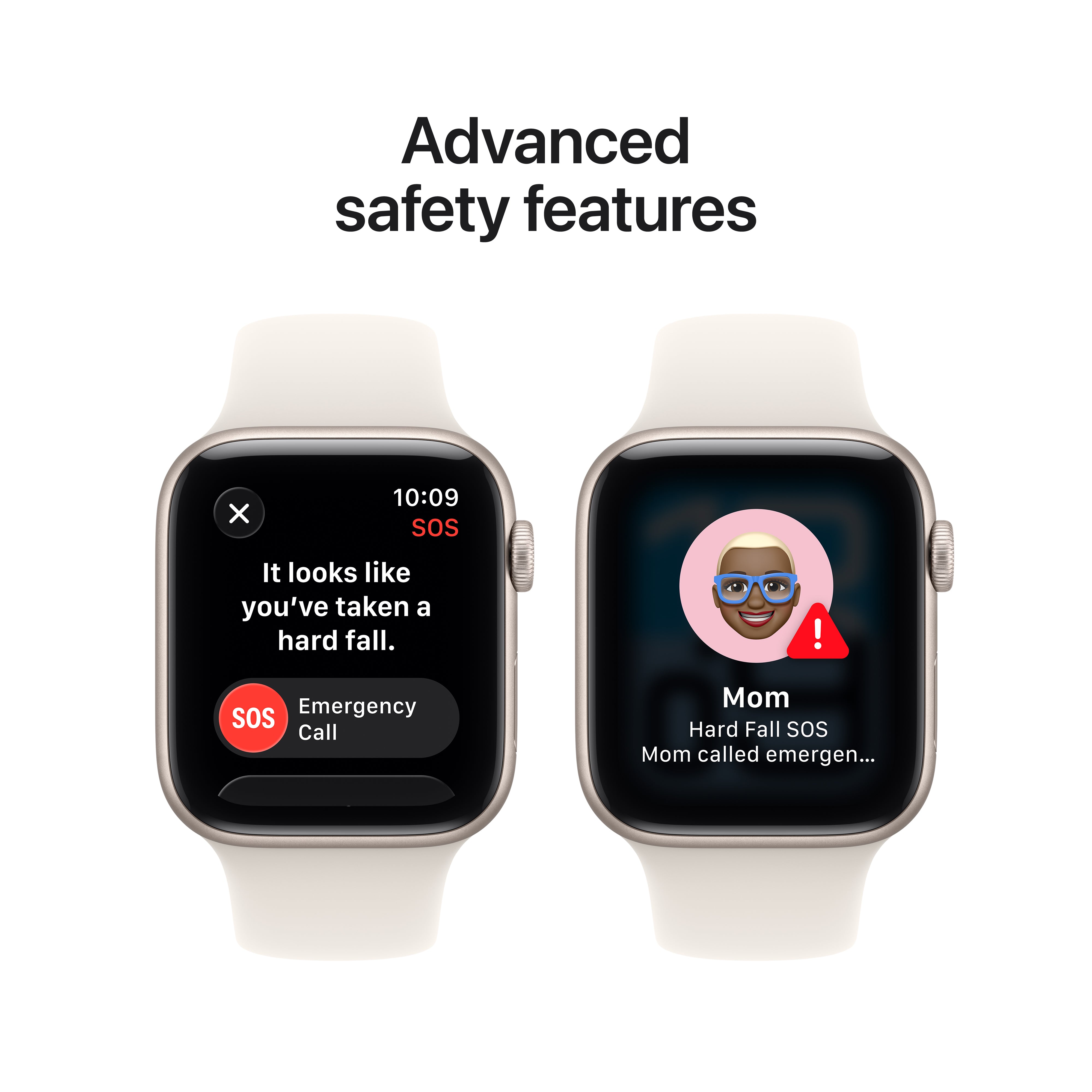 Apple Watch SE 3 GPS, 40mm Starlight Aluminium Case with Starlight Sport Band – MEH34 (S/M)