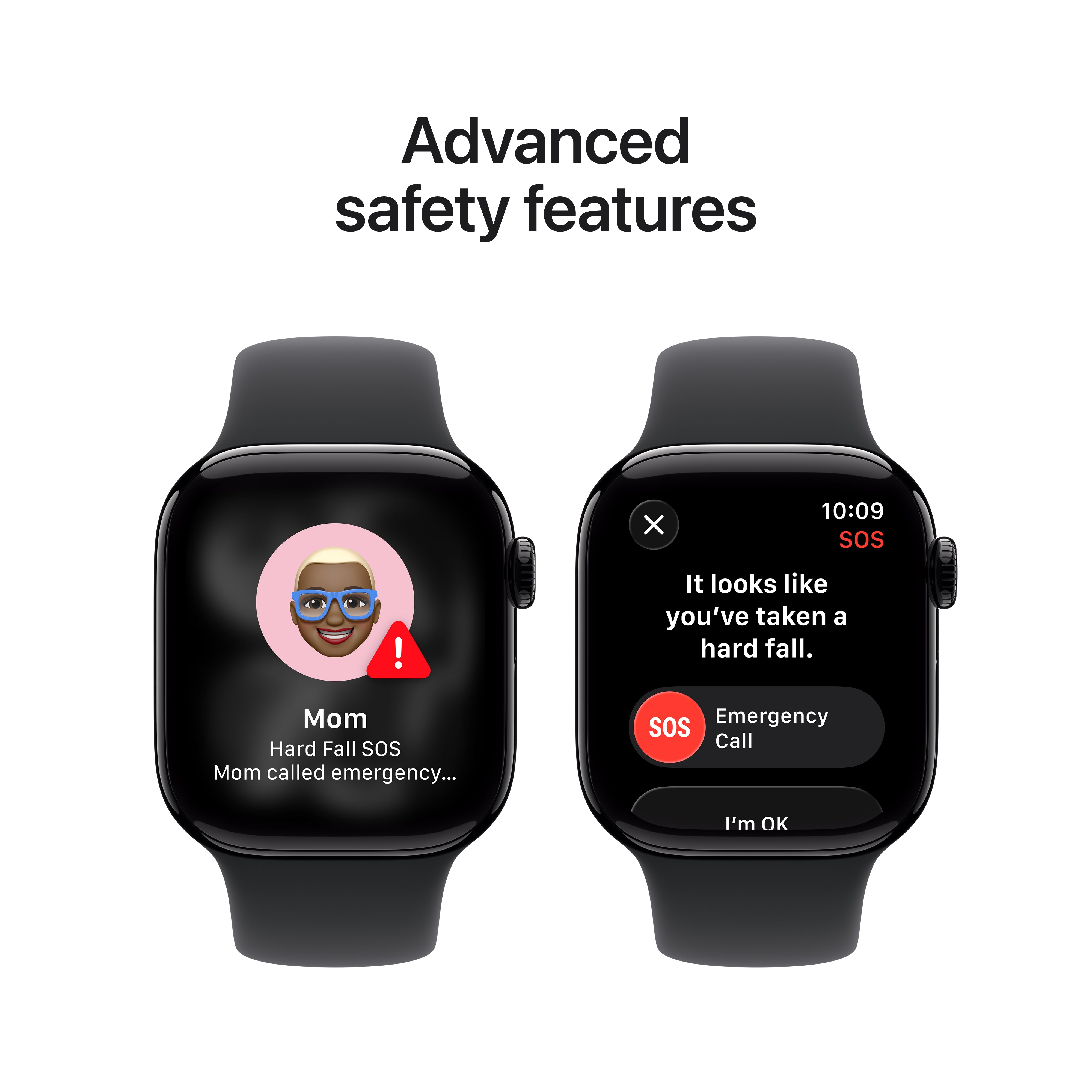 Apple Watch Series 11 GPS, 42 mm Jet Black Aluminium Case with Black Sport Band – MEQT4 (S/M)