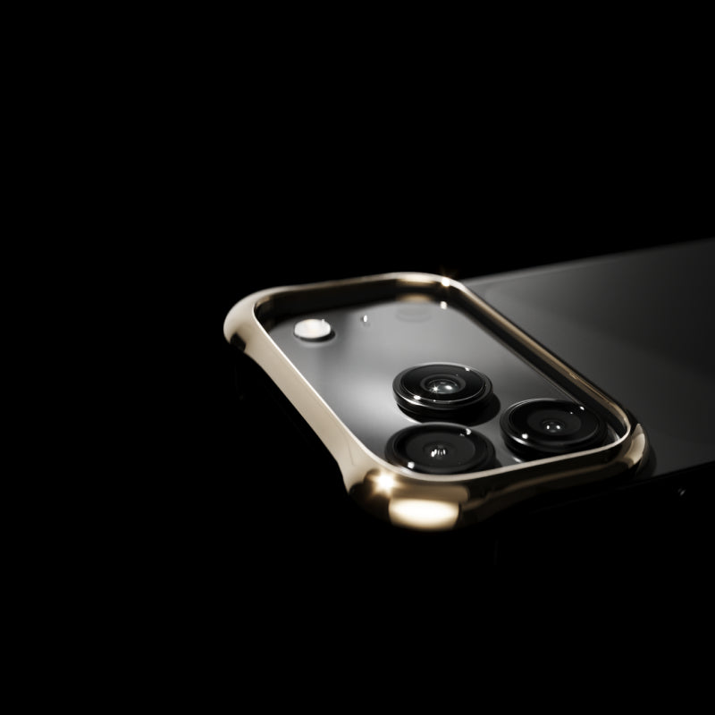 Arc Pulse Aluminum Polished Gold for iPhone 17 Pro Max (Gold)