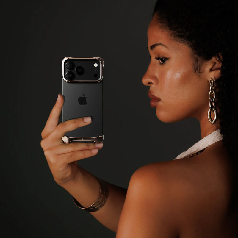 Arc Pulse Aluminum Polished Rose Bronze for iPhone 17 Pro Max (Rose)