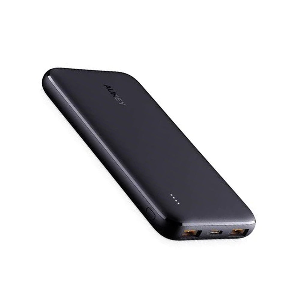 Aukey PB-N73 10000mAh Basix Sllim Power Bank (Black) - XtraSure | Apple Authorized Reseller in Myanmar