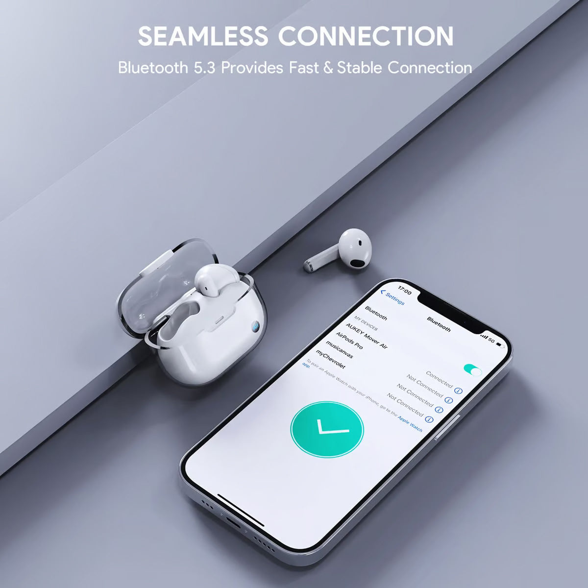 Aukey Wireless Earbud EP-M2 (White) - XtraSure | Apple Authorized Reseller in Myanmar