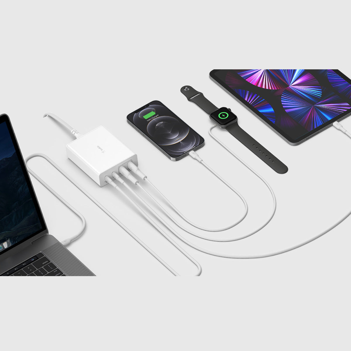 Belkin 4-Port GaN Charger - XtraSure | Apple Authorized Reseller in Myanmar