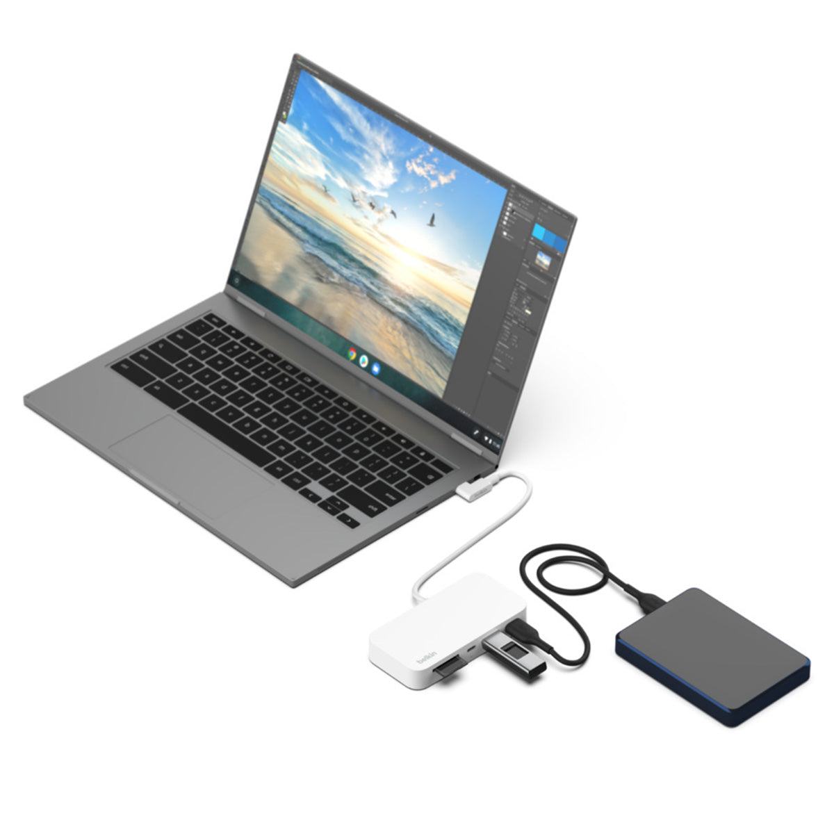 Belkin Type C Multiport Dock (6-in-1)