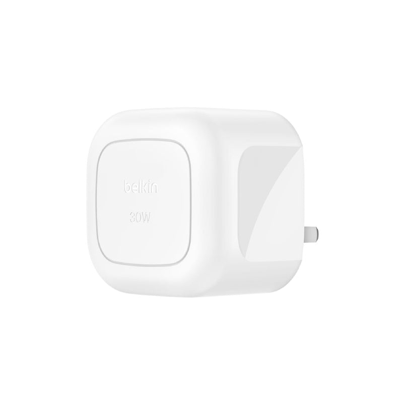 Belkin Boost Charge Cube USB-C Wall Charger 3Pin (30W)