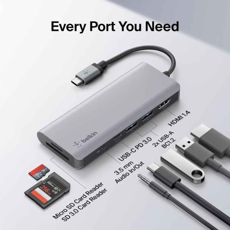 Belkin USB-C Multiport Hub (7 in 1)