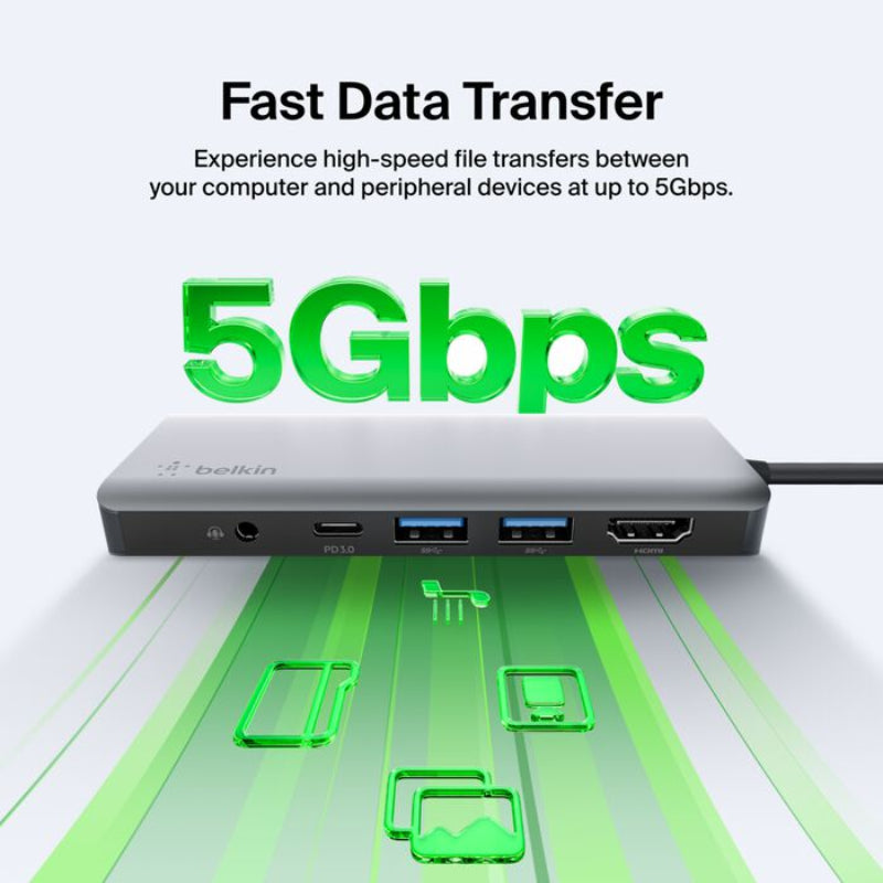 Belkin USB-C Multiport Hub (7 in 1)