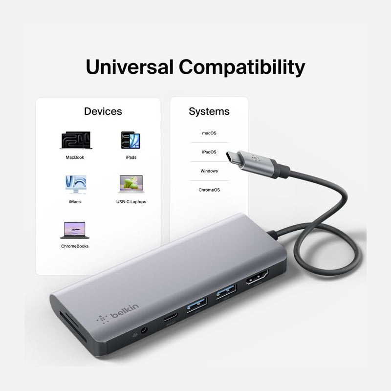 Belkin USB-C Multiport Hub (7 in 1)