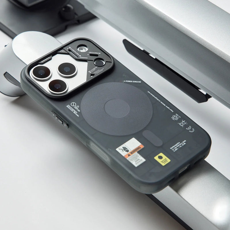 Wakcas Frosted Mechanical Anti-Drop MagSafe Case for iPhone 18 Series