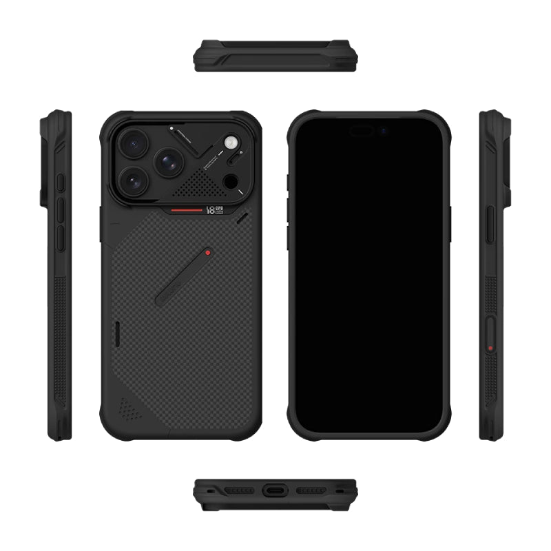 AULUMU A18 Aramid Fiber Shock Proof Case Classical for iPhone 18 Series