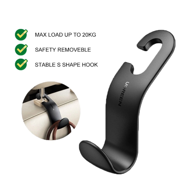 Ugreen Car Seat Headrest Hanger Hook (LP104)