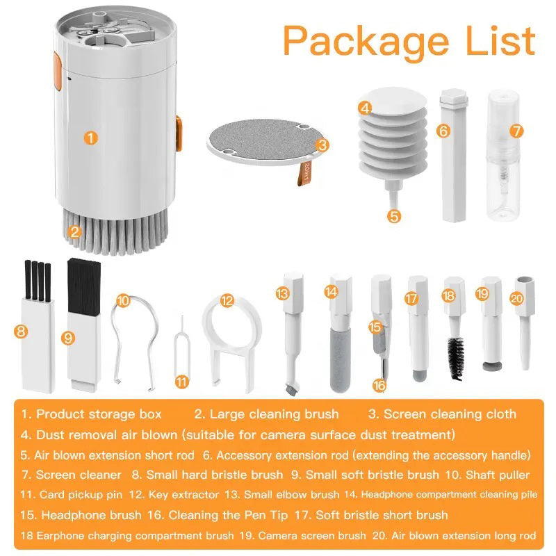 COTECi 20-in-1 Multifunctional Cleaning Kit - XtraSure | Apple Authorized Reseller in Myanmar