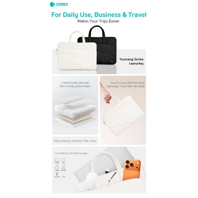 COTECi Cloud Pouch Series Laptop Tote Bag for 13"/14"