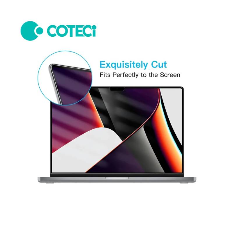 COTECi Frosted Anti-glare Screen Protector for MB Air 13" (2025-2022 M4/M3/M2) - XtraSure | Apple Authorized Reseller in Myanmar