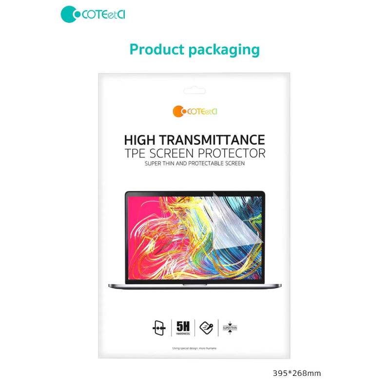 COTECi Frosted Anti-glare Screen Protector for MB Air 13" (2025-2022 M4/M3/M2) - XtraSure | Apple Authorized Reseller in Myanmar