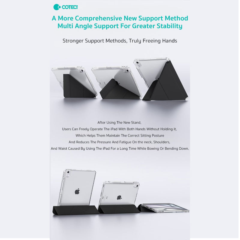 COTECi Horizontal And Vertical 2Y Fold iPad Protective Case for iPad