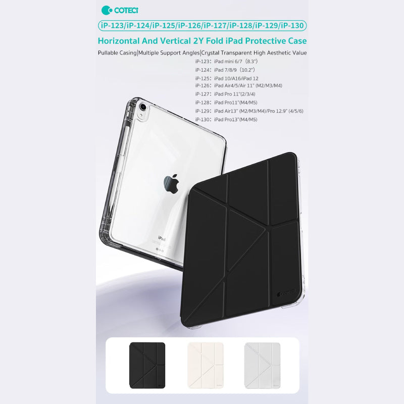 COTECi Horizontal And Vertical 2Y Fold iPad Protective Case for iPad