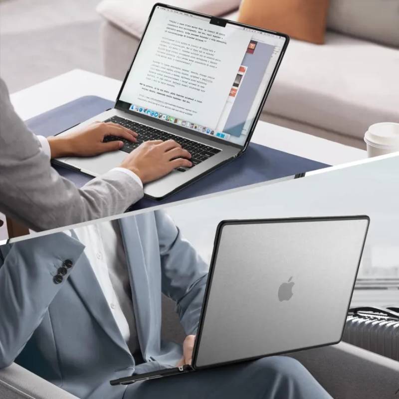 COTECi TPU Frame Protective Macbook Case for MB Air 13" (2025-2022 M4/M3/M2) - XtraSure | Apple Authorized Reseller in Myanmar