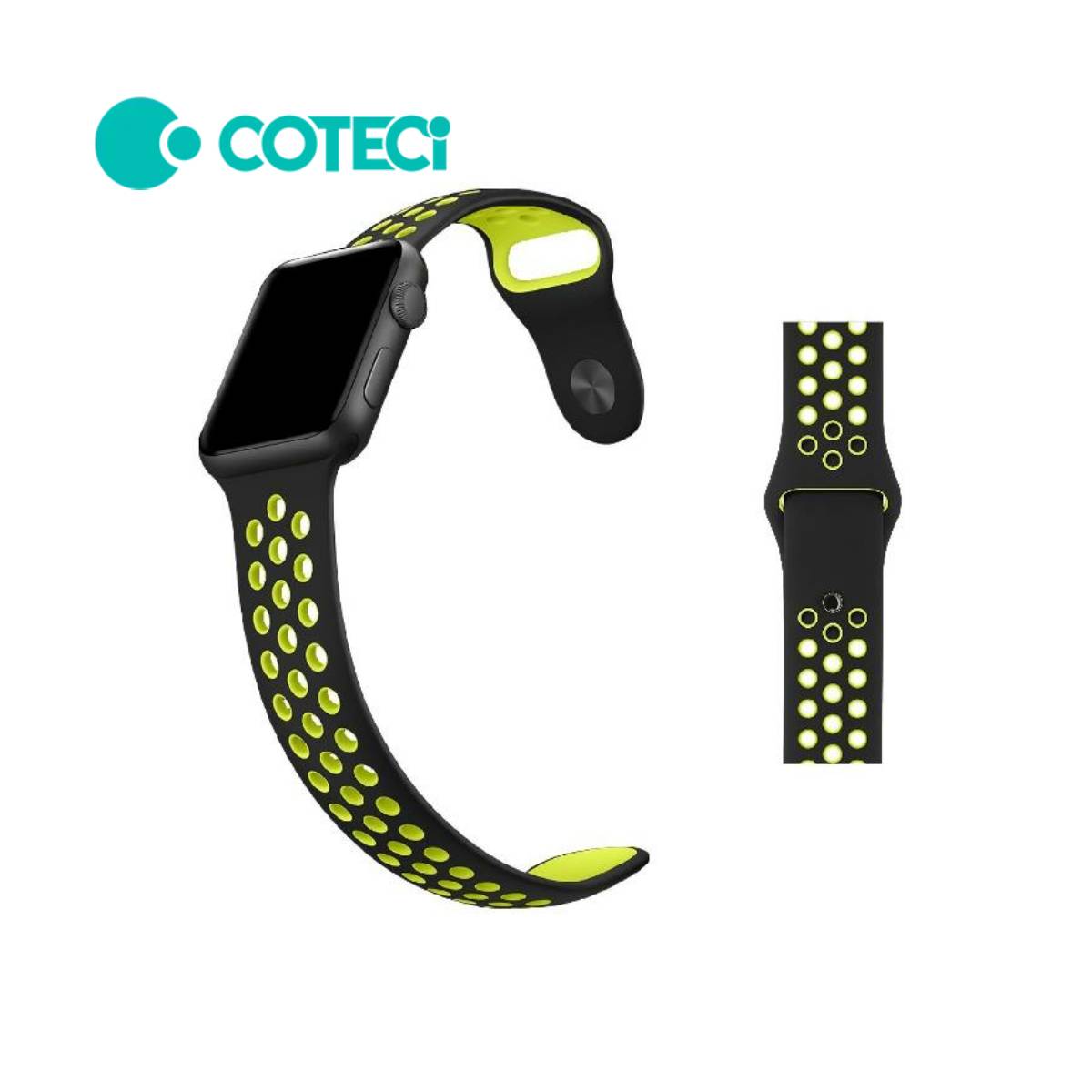 COTECi W12 Sports Dot Band for Apple Watch (44/45/46/49mm) - XtraSure | Apple Authorized Reseller in Myanmar