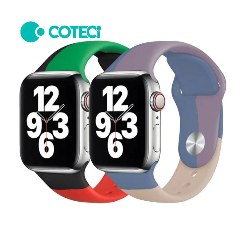 COTECi W65 Silicone Mixed Color Watch band for Apple Watch