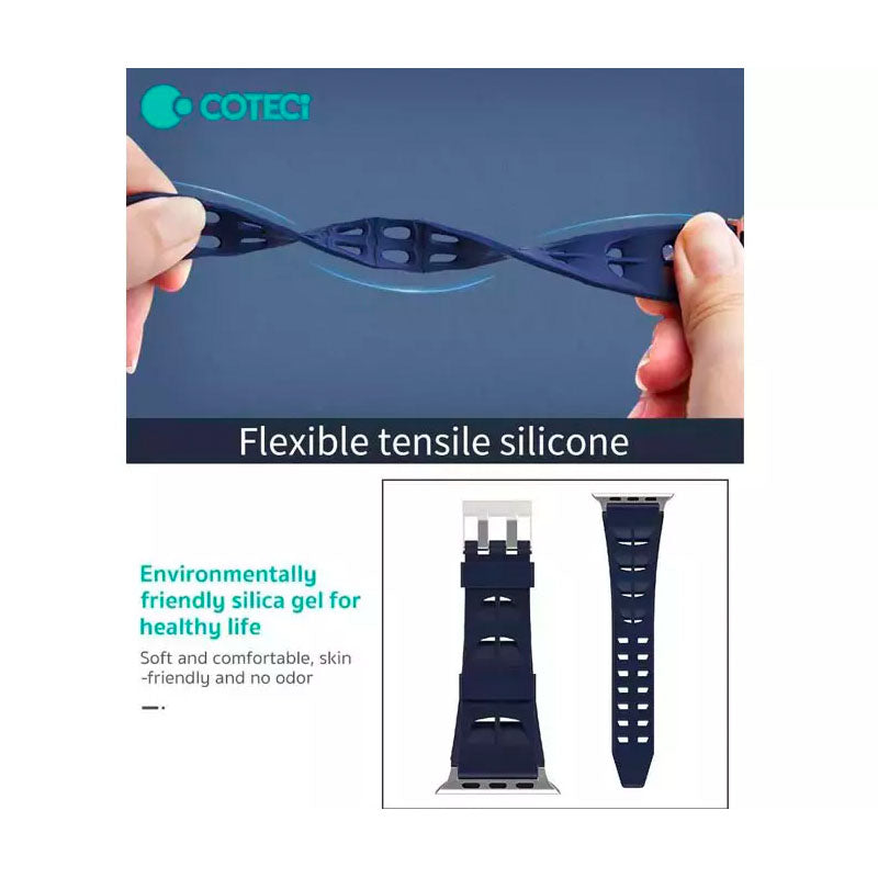 COTECi W89 soft series silicone band for Apple Watch (42mm/44mm/45mm) - XtraSure | Apple Authorized Reseller in Myanmar
