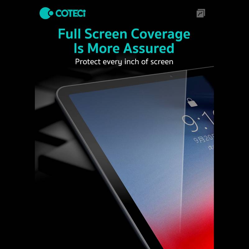 COTECi iPad tempered protective film for iPad