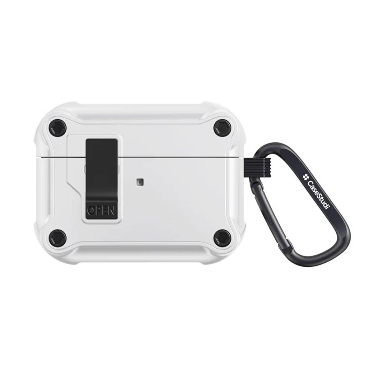 Case Studi Airpods Impact Case for AirPods Pro 2 (White & Black) - XtraSure | Apple Authorized Reseller in Myanmar