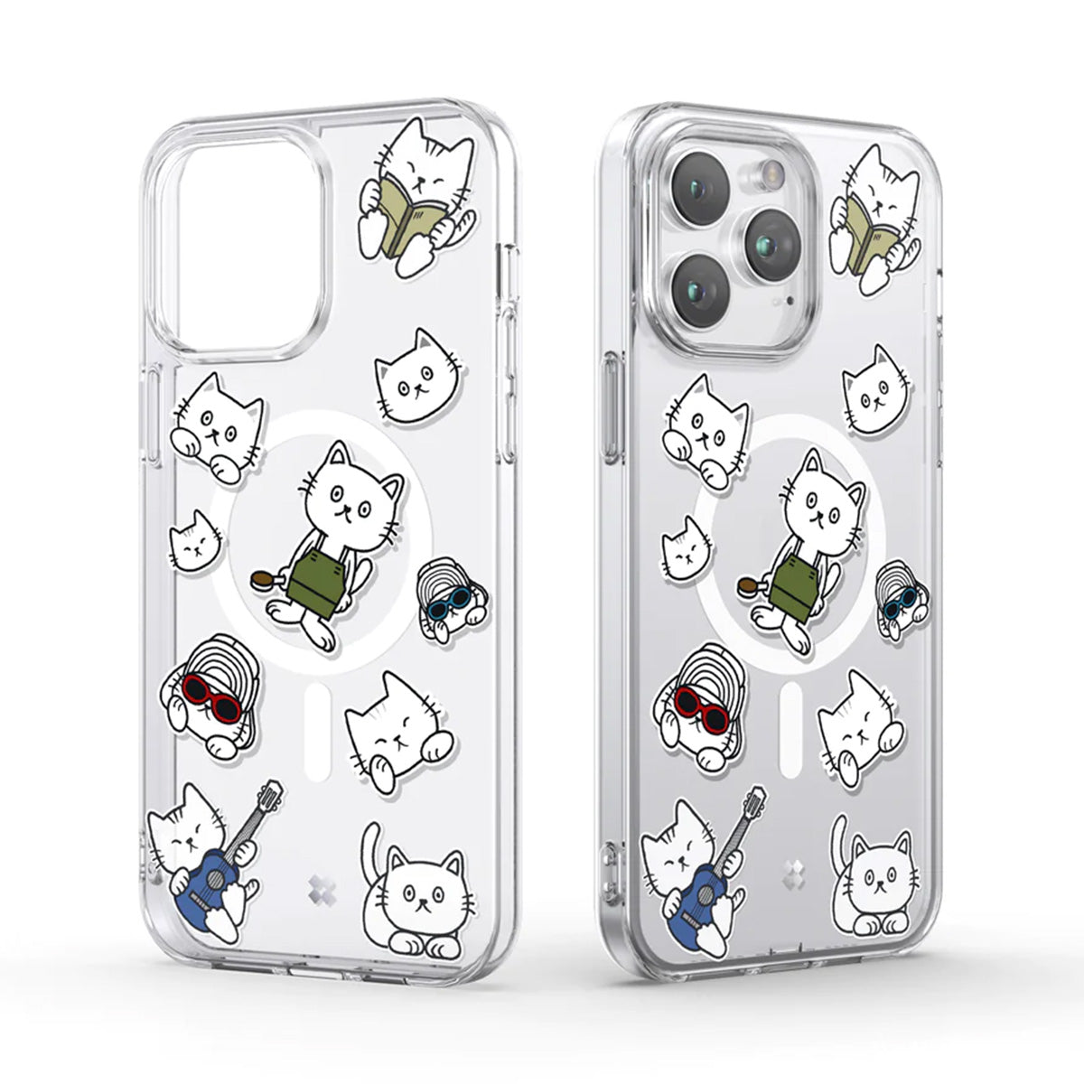 Case Studi Combo Cast Case for iPhone 15 Series (Clear) - XtraSure | Apple Authorized Reseller in Myanmar