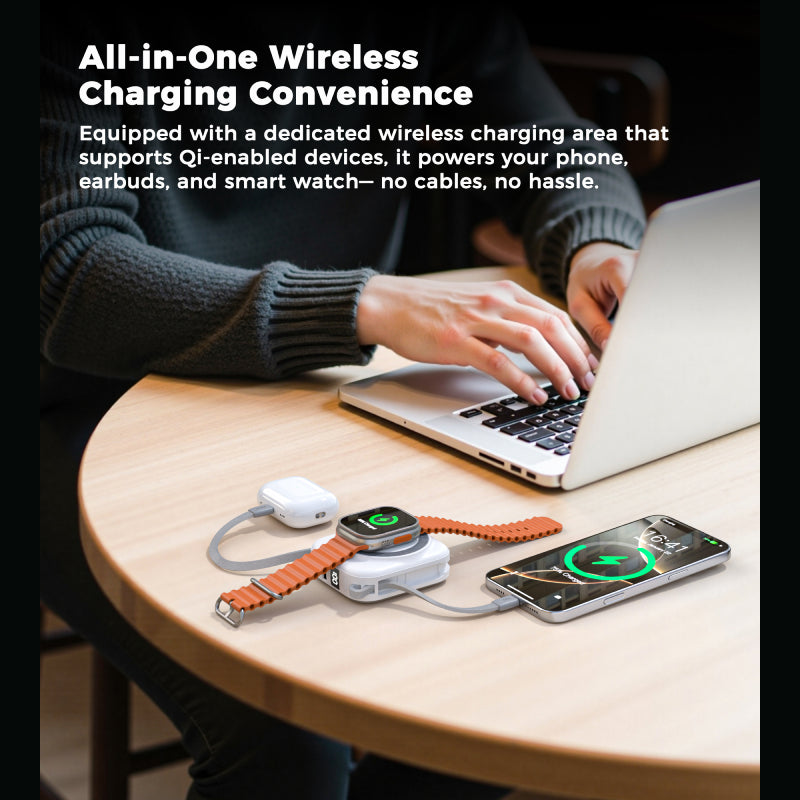 Choetech 10000 mAh 22.5W Concentric Circle Magnetic Power Bank